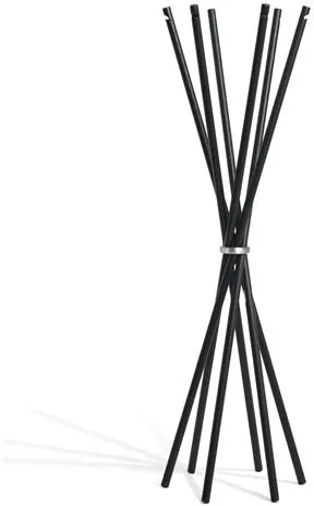 Møbel Copenhagen Coat Tøjstativ Sortlakeret Ask/Poleret Aluminium